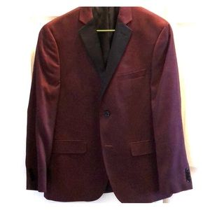 Men’s Maroon tuxedo jacket 40S